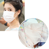 荧光彩色子 HALOkrACC韩国GETMEBLING IU李知恩宣美同款 细项链