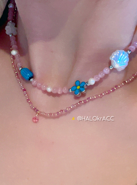 HALOkrACC韩代浮光猫眼颈链