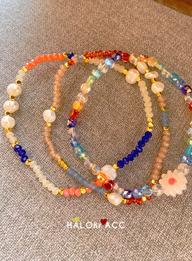 HALOkrACC韩国水雾配色冰晶串珠