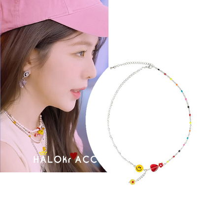 HALOkrACC韩国irene笑脸小花