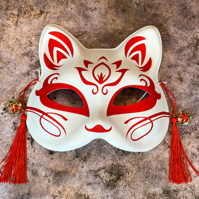 古风面具狐狸万圣节派对