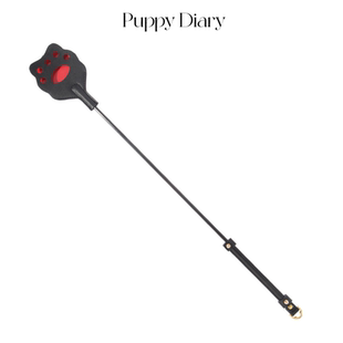 Puppy*真皮猫爪长鞭轻奢长教鞭牛皮手拍cosplay手持演出道具