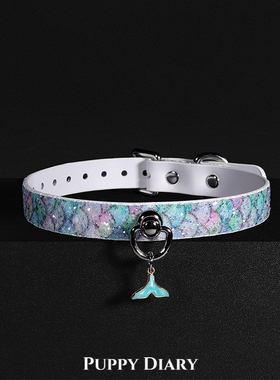 Puppy*人鱼项圈海洋亮片项链