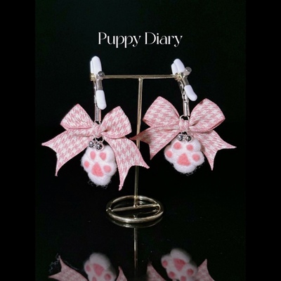 铃铛猫爪草莓夹手作道具