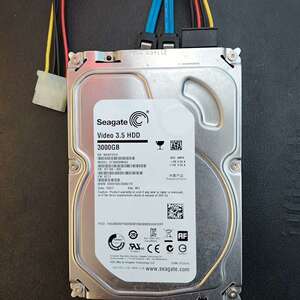 希捷3000G监控硬盘，型号ST3000VM002，3.5寸