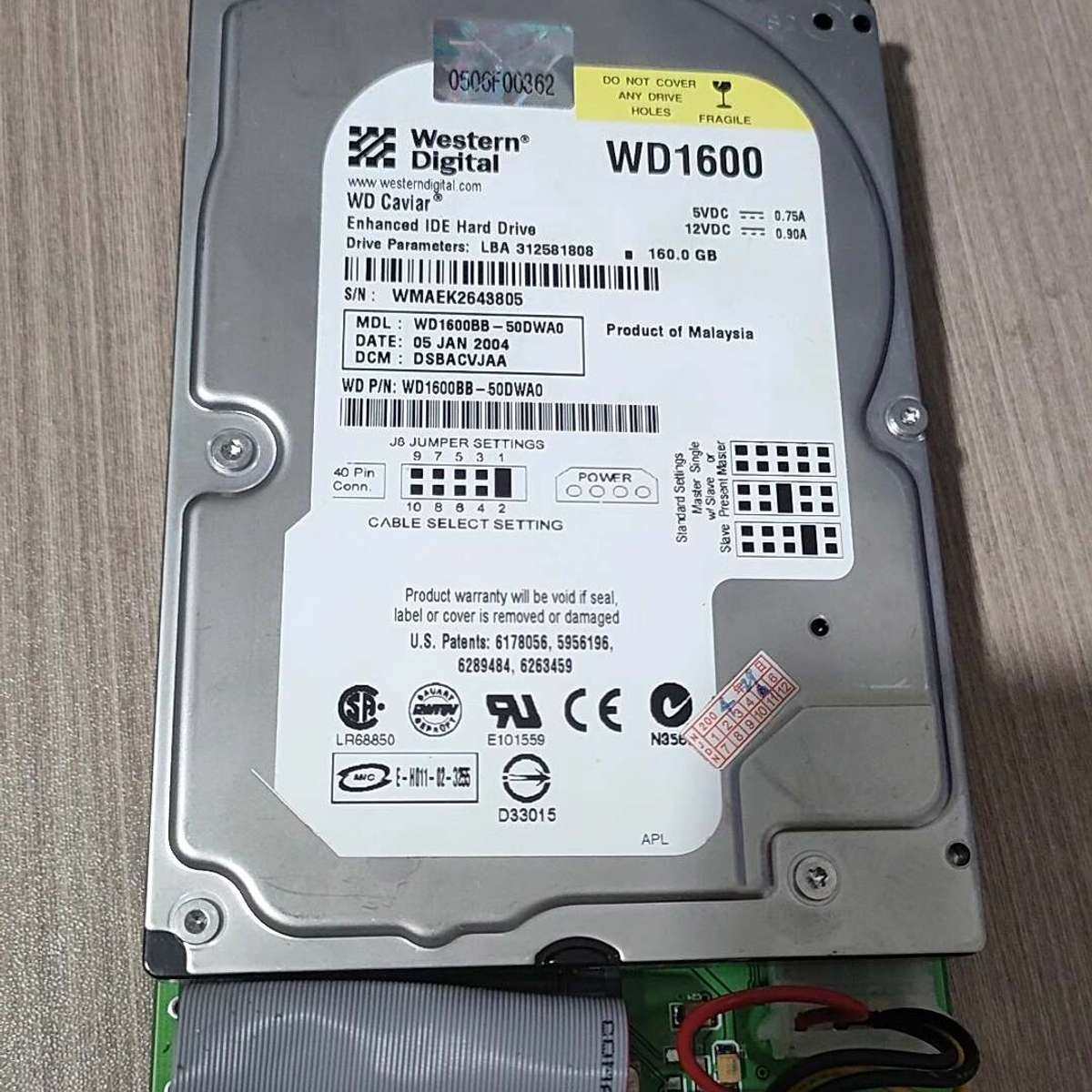 WD1600BB-50dwa0，的功能完好，需要