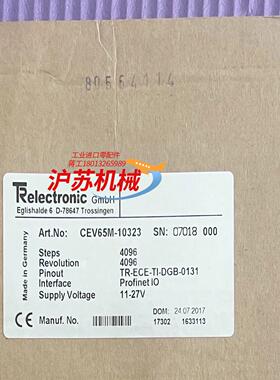 德国 TR帝尔编码器CEV65M-10323  现货