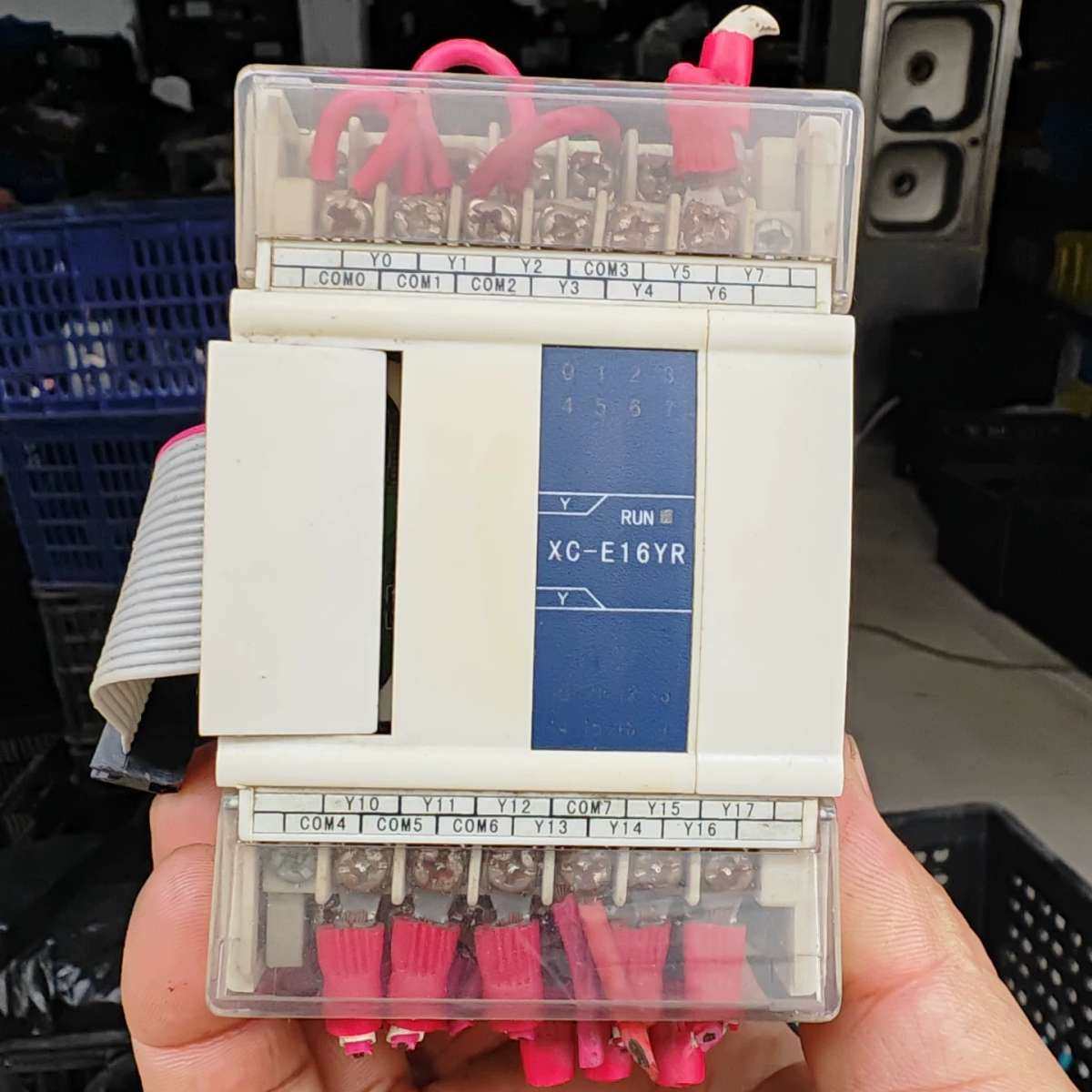 PLC扩展模XC-E16YR，品，功能,成色好，