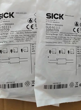 SICK西克GL6  N1111 GL6 P1111光电开关议价