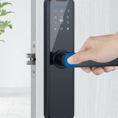 农村自建房大门密码锁木门密码锁室内指纹密码门锁卧室通用型家用