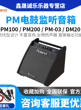 Roland罗兰电子鼓音箱PM03 PM100 PM200电鼓架子鼓专业监听音响