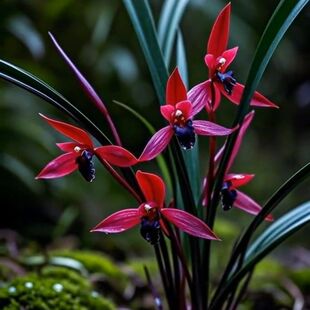 春兰带花苞兰花【红富贵】浓香型客厅办公室当年上花室内外盆栽