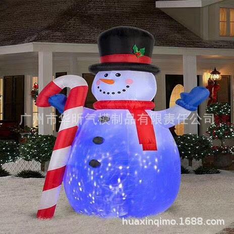 厂圣诞节充树气老人圣诞道具模型卡气通模广家场商HX-SD场场地布