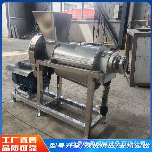 商用大型凤梨螺旋榨汁机刺梨油柑果蔬原汁提取机苹果番石榴榨汁机