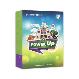 原版剑桥少儿英语教材 Power Up Flashcards 1/2/ 3/4级 教学卡片 小学生YLE/KET等级考试 英文闪卡单词国际外文书儿童英文版书籍