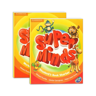 英音版 剑桥少儿英语一级教材 Super Minds 入门级Starter1 2 3 4 5 6级学生主课本练习册小学YLE考试教材外文阅读进口原版英文书
