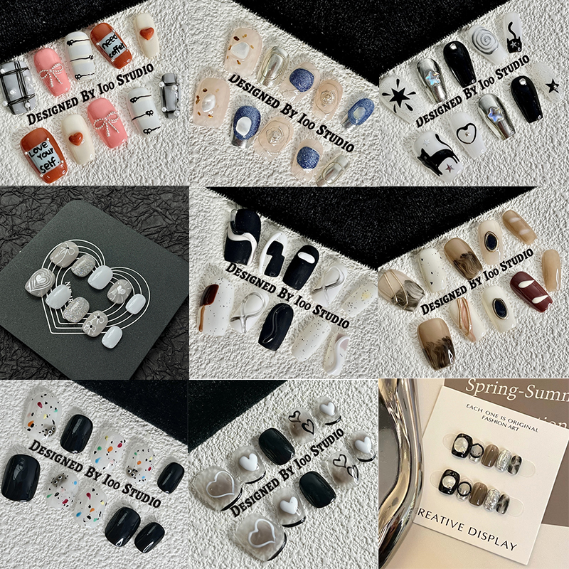 【限时优惠】手工穿戴甲高级感精致美甲孤品爆款限时福利