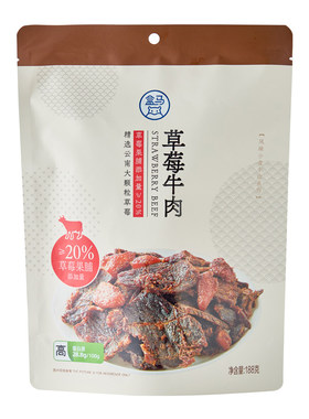 盒马 草莓牛肉 188g