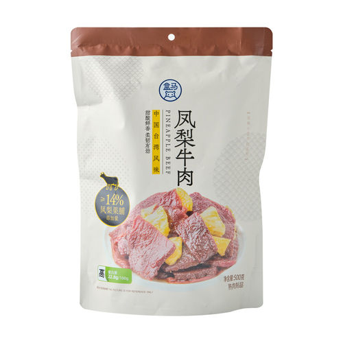盒马凤梨牛肉500g香甜可口