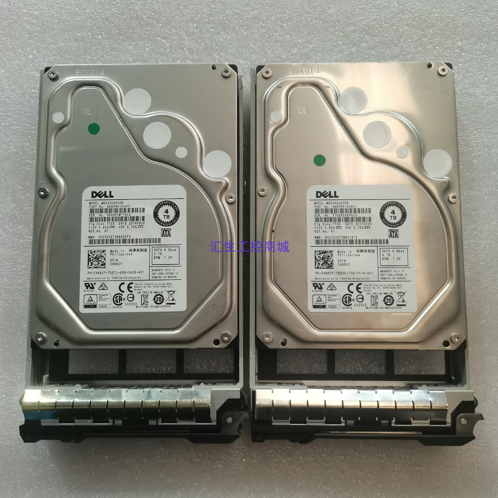 [汇生工控]Dell戴尔硬盘 4T35寸6GB SATA盘 4N6C