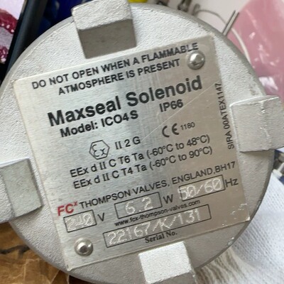 【汇生】英格兰 汤普森阀 型号 ICO4S Maxseal  全新原【议价】