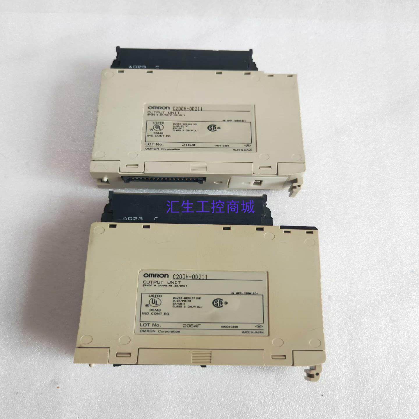[汇生工控]欧姆龙plc模块C200H-0D211 总共2个成色如图