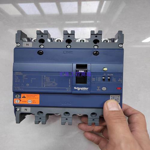 [汇生工控]施耐德塑壳漏电EZD160E  4P  63A