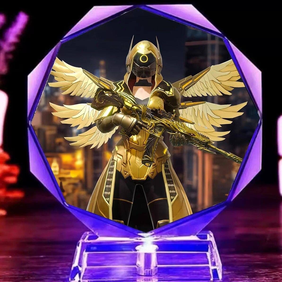 和平精英火箭少女炽羽金尊手办摆件刺激战场吃鸡小夜灯生日礼物