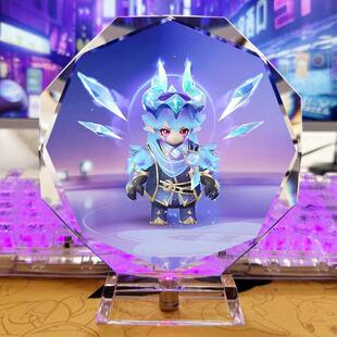 元梦之星手办杰西卡伊森洛灵小夜灯水晶立牌摆件送同学生日礼物