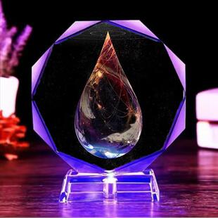 三体周边手办水晶摆件好友文创水滴宇宙模型桌面迷生日礼物男孩