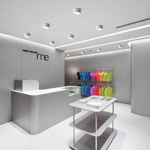 筒灯led圆筒形店铺商用家用走廊过道免开孔吸顶式 明装 防眩目筒灯