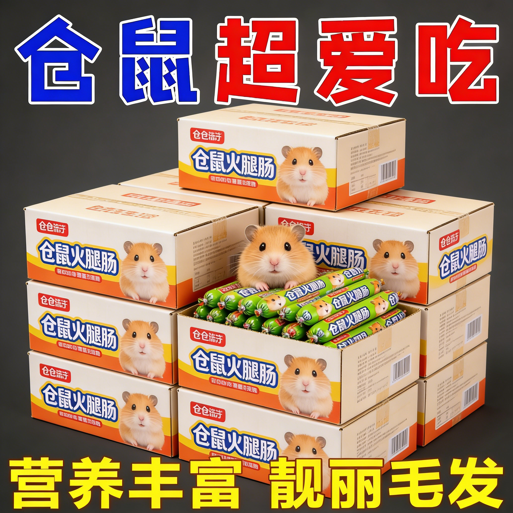仓鼠粮宠物火腿肠仓鼠特价营养增肥食品仓鼠零食仓鼠火腿肠,宠物/宠物食品及用品,鼠类零食,淘宝优惠券,粉丝福利购,淘宝优惠卷