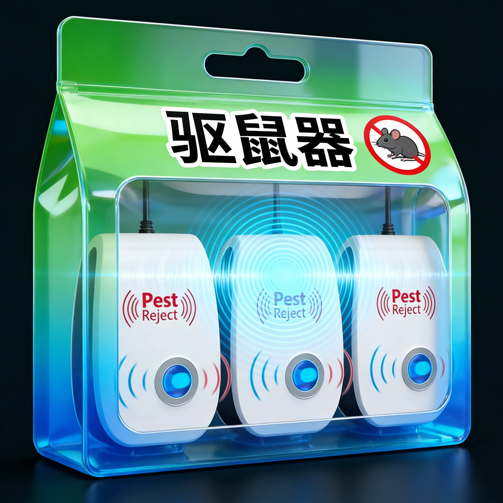 大功率驱蚊驱鼠驱鼠器捕鼠器超声波插电灭鼠家用灭蚊驱虫老鼠神器