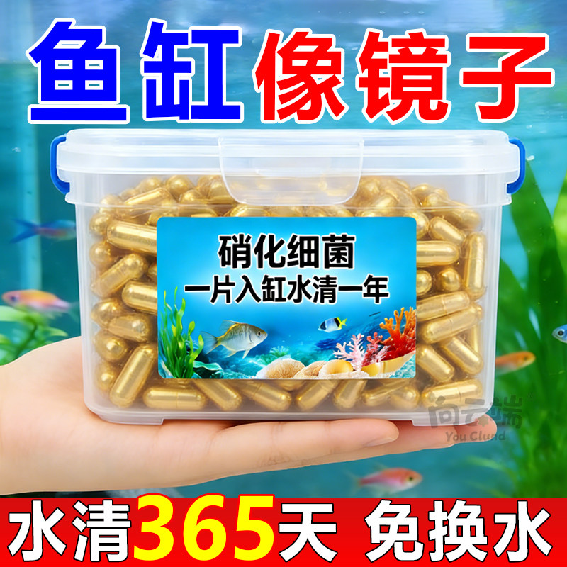 一粒清】鱼缸净水剂硝化细菌去黄水绿水浑水净化水质懒人专用神器,宠物/宠物食品及用品,硝化细菌,淘宝优惠券,粉丝福利购,淘宝优惠卷
