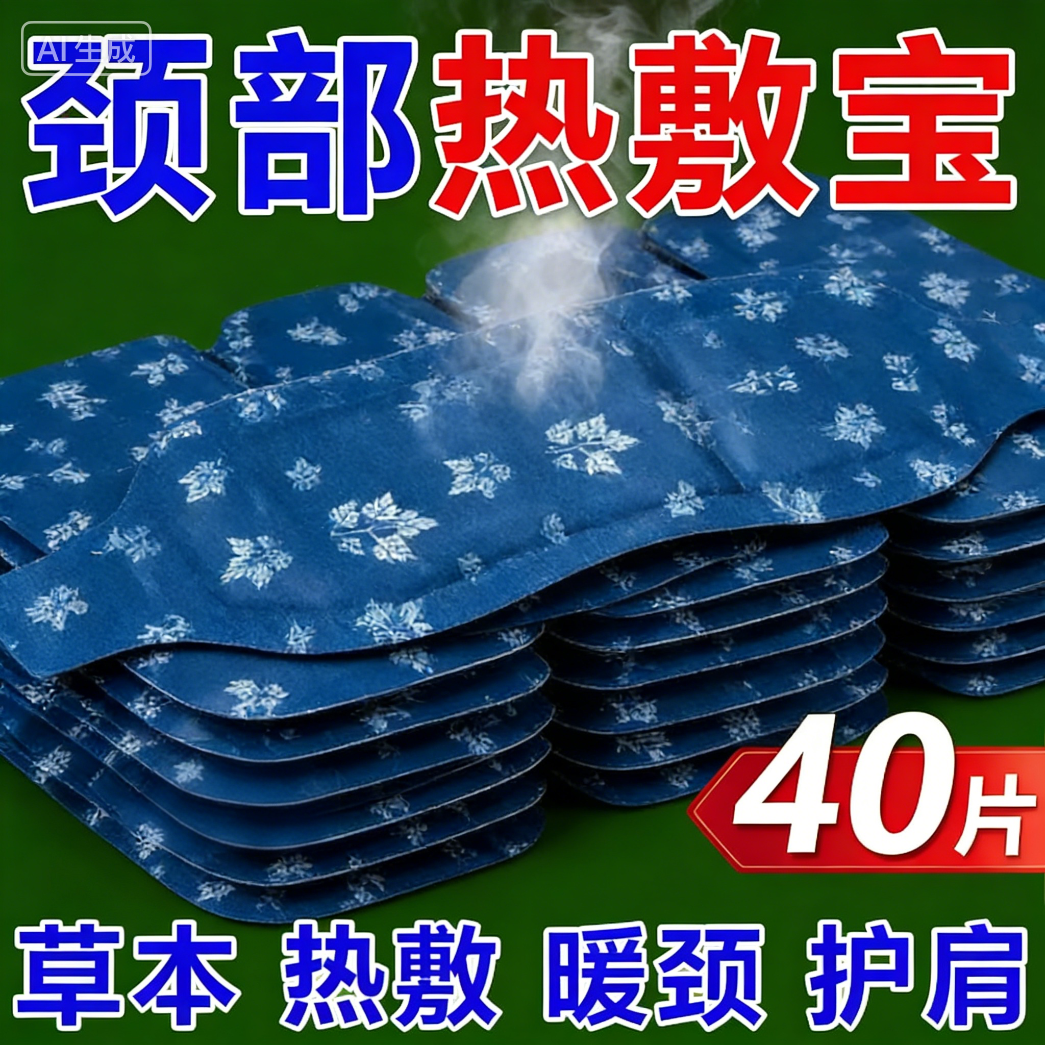 热敷暖颈贴艾草温灸蒸汽发热舒缓颈椎专用护肩护颈艾灸贴护颈神器,居家日用,暖脖宝,淘宝优惠券,粉丝福利购,淘宝优惠卷