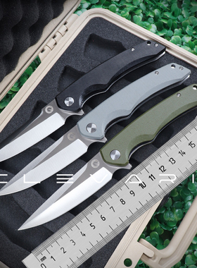 户外折叠刀克雷犀-弗里曼人(FREMAN) G10 柄露营多功能工具