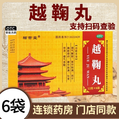 【栢吉堂】越鞠丸12g*6袋/盒