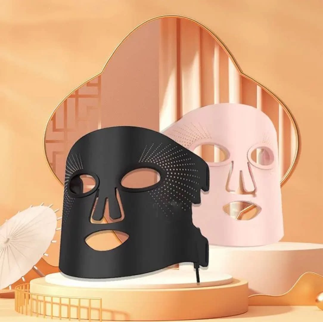 跨境红蓝照光美容面罩美白祛痘大排灯院线专用光子嫩肤家用面膜仪