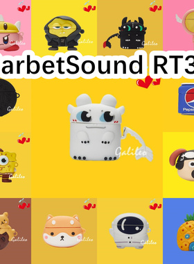 适用于BarbetSound RT33耳机套可爱卡通保护套新款硅胶软壳无线蓝牙耳机壳防摔情侣潮充电仓盒NO.1
