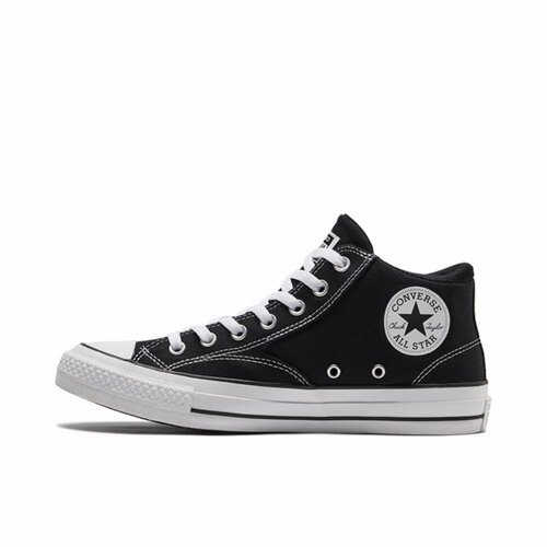 Converse Mid Street高帮帆布鞋男女同款黑色A00811C 太原仓