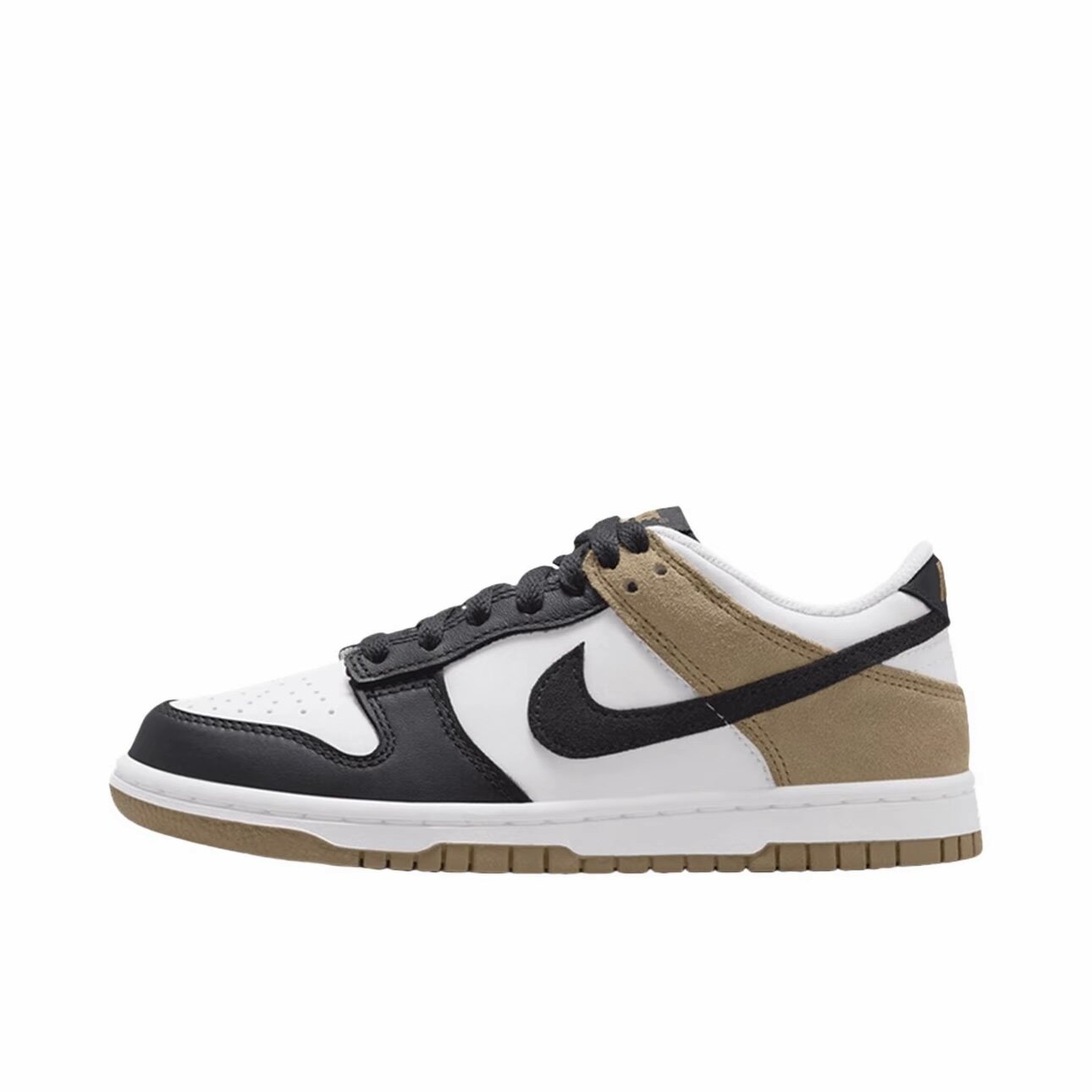 Nike Dunk 板鞋 经典复古百搭 大童/黑色IQ2755-104 成都仓