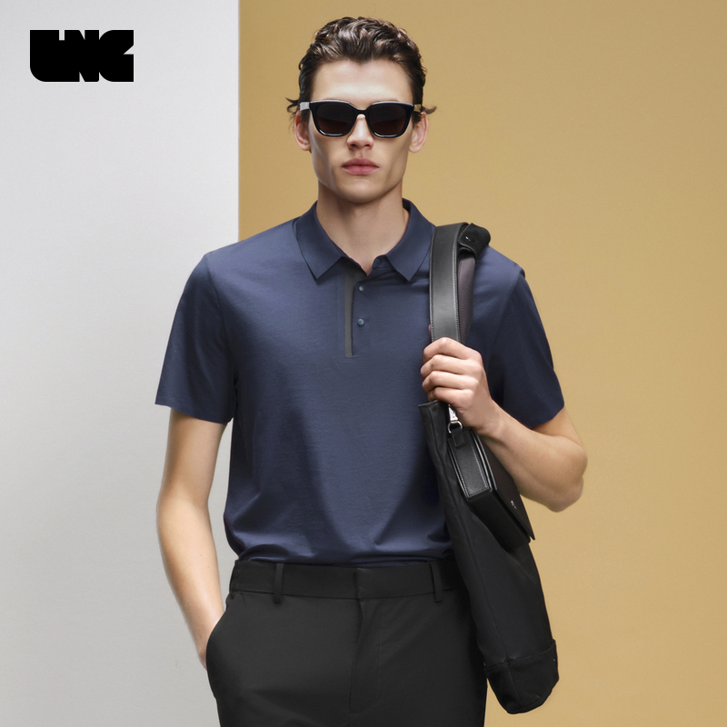 LNG同款2025夏季新品100%匹馬棉高端男士POLO