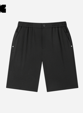 [凉感天丝]LNG2024夏季新简约通勤舒适运动宽松直筒短裤西裤男