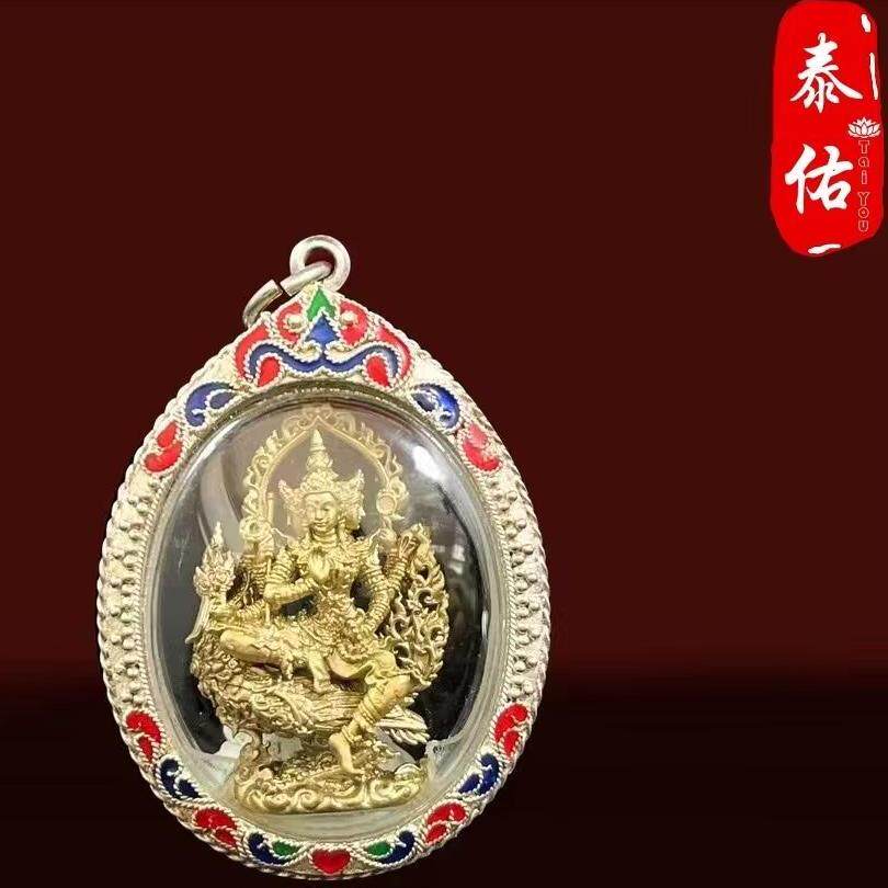 泰国佛牌 禅南四面佛项链吊坠挂坠挂件挂饰 泰国手工艺
