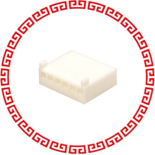 22013067 CONN HOUS 6POS .100 W/RAMP/RIB