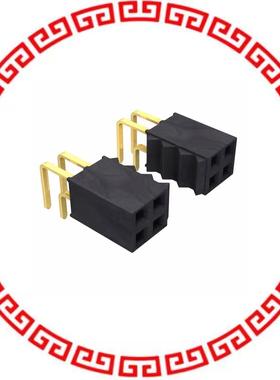 SSW-106-02-G-D-RA CONN RCPT .100 12PS DL R/A GOL