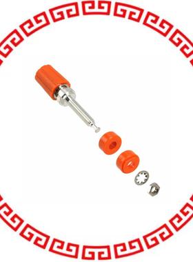 21976 BINDING POST TIN PLATED ORANGE