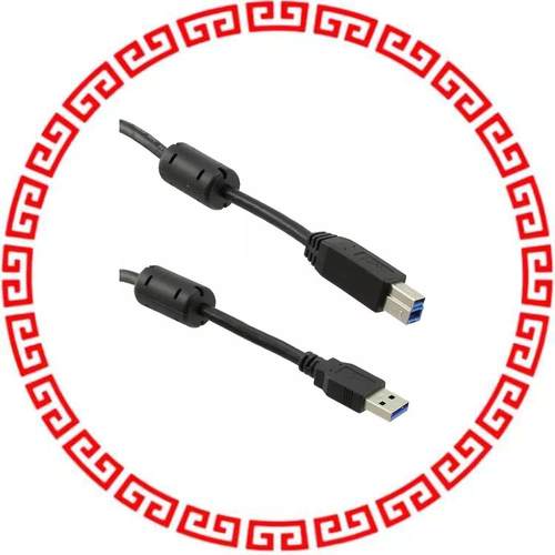 103-1030-BL-F0300 USB3.0 A/M-B/M WITH FERRITES, 3M