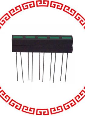 SSA-LXB525GD LED ARRAY 2X5MM 5-SEG GREEN
