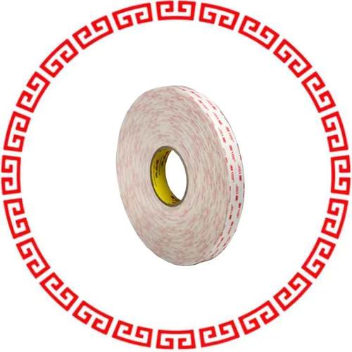 4952-WHITE-1/2X36YD TAPE DBL COATED WHT 1/2X 36Y